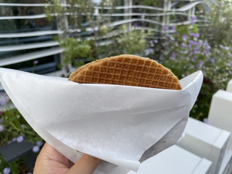 オランダ館のワッフル