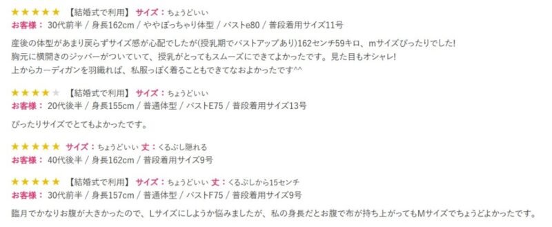 Cariruの商品レビュー
