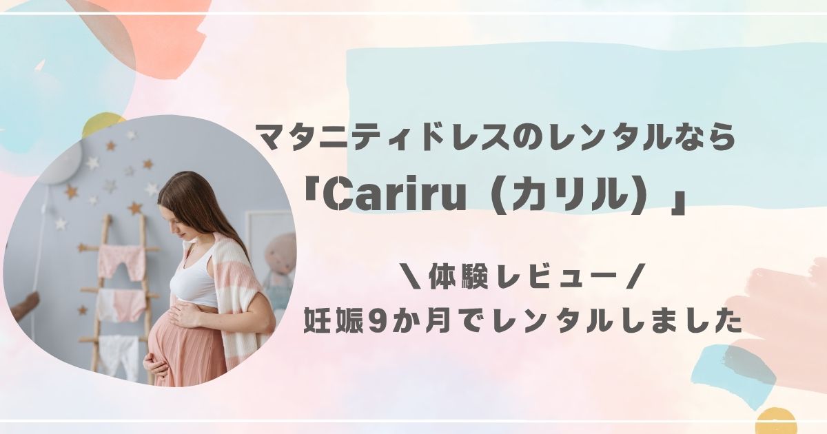 マタニティドレスをレンタルしたブログ記事
